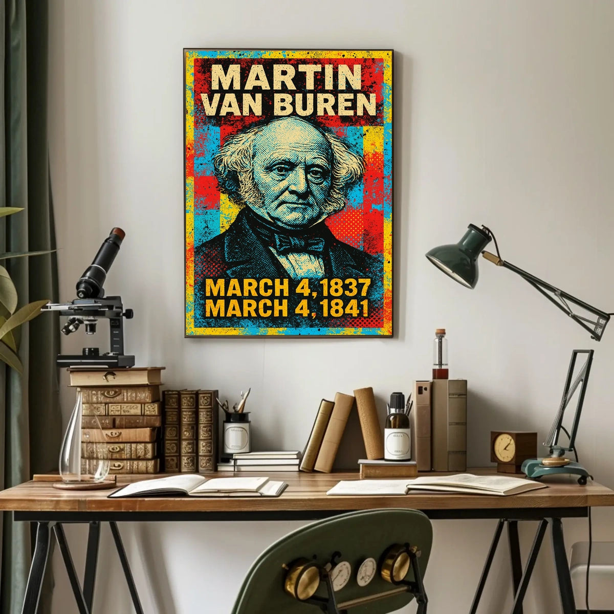 Martin Van Buren Presidential Term Poster