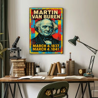 Martin Van Buren Presidential Term Poster