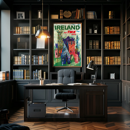 Ireland TWA Travel Poster