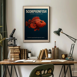 Scorpionfish Venomous Marine Fish Poster PosterGoat