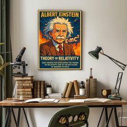 Albert Einstein Theory Of Relativity Poster