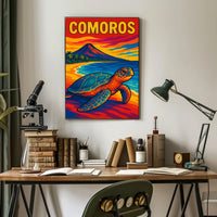 Comoros Coastal Beauty Poster