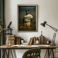 Jackie Robinson Inspirational Sports Poster