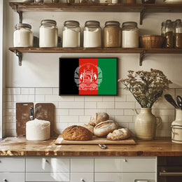 Afghanistan Flag Poster