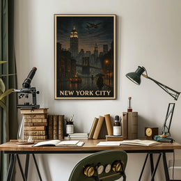 New York City Skyline Poster