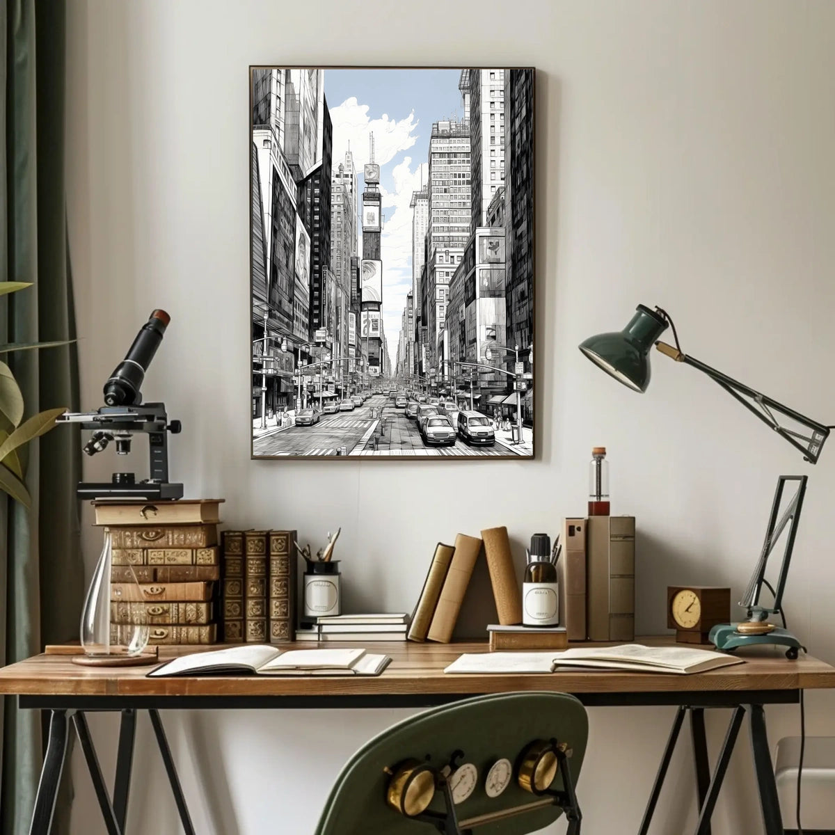 Experience the Excitement in Times Square Travel Poster