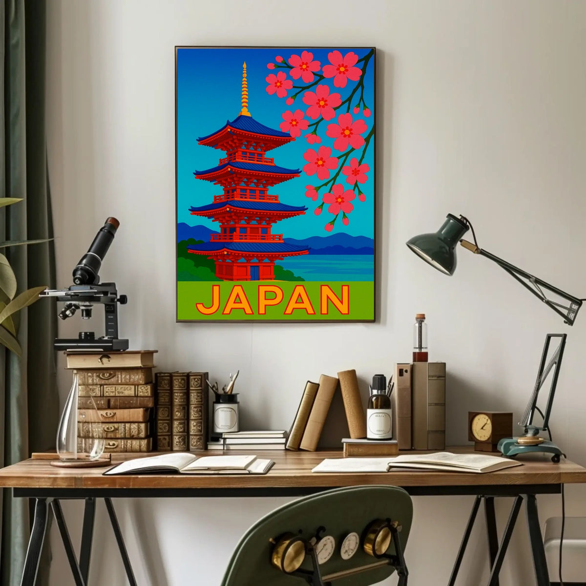 Japan Cultural Harmony Poster
