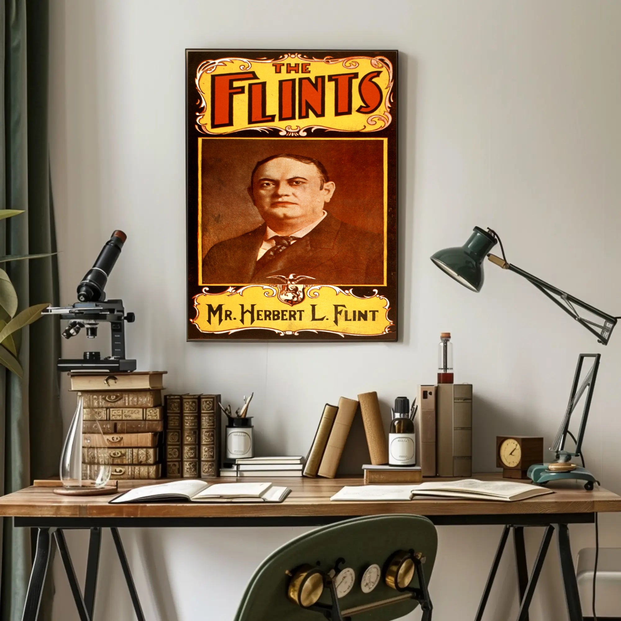 Vintage Entertainment Mr. Herbert L. Flint Poster