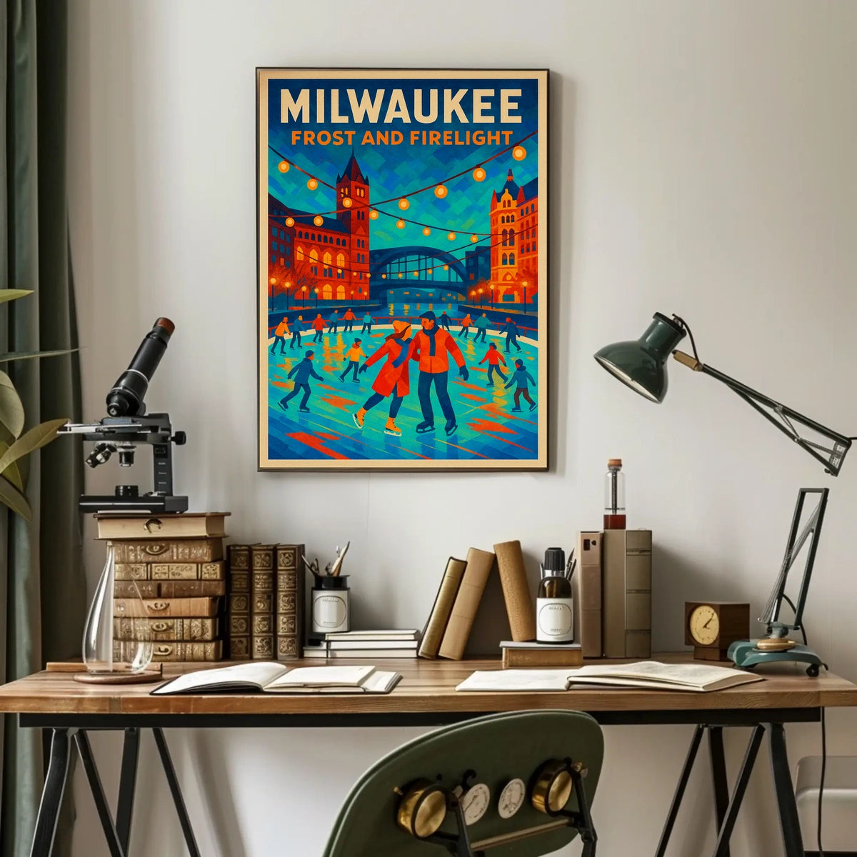 Milwaukee Frost And Firelight Poster