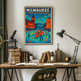 Milwaukee Frost And Firelight Poster