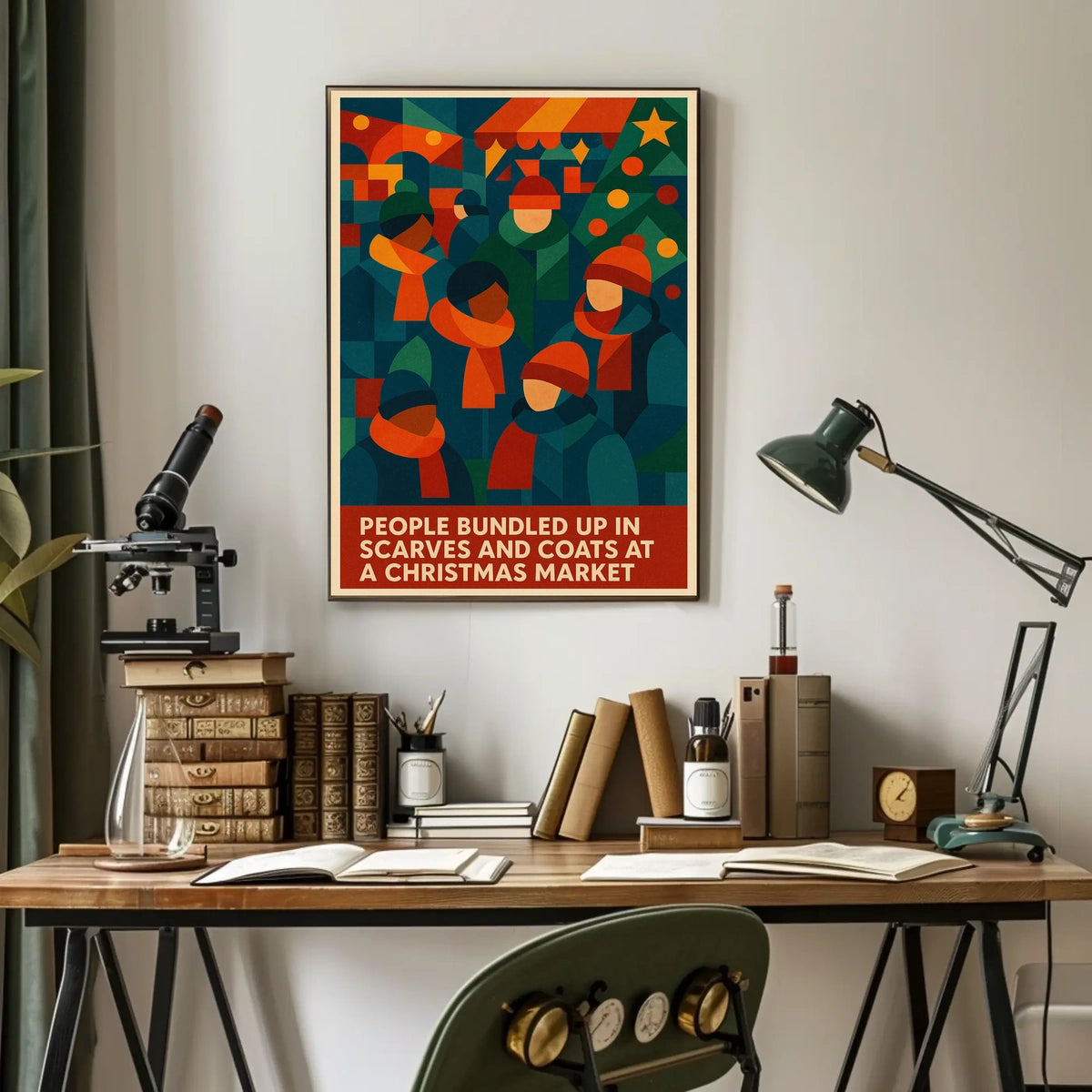 Christmas Market Warmth Poster