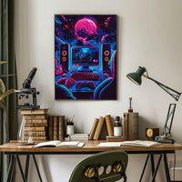 Cosmic Gaming Adventure Poster