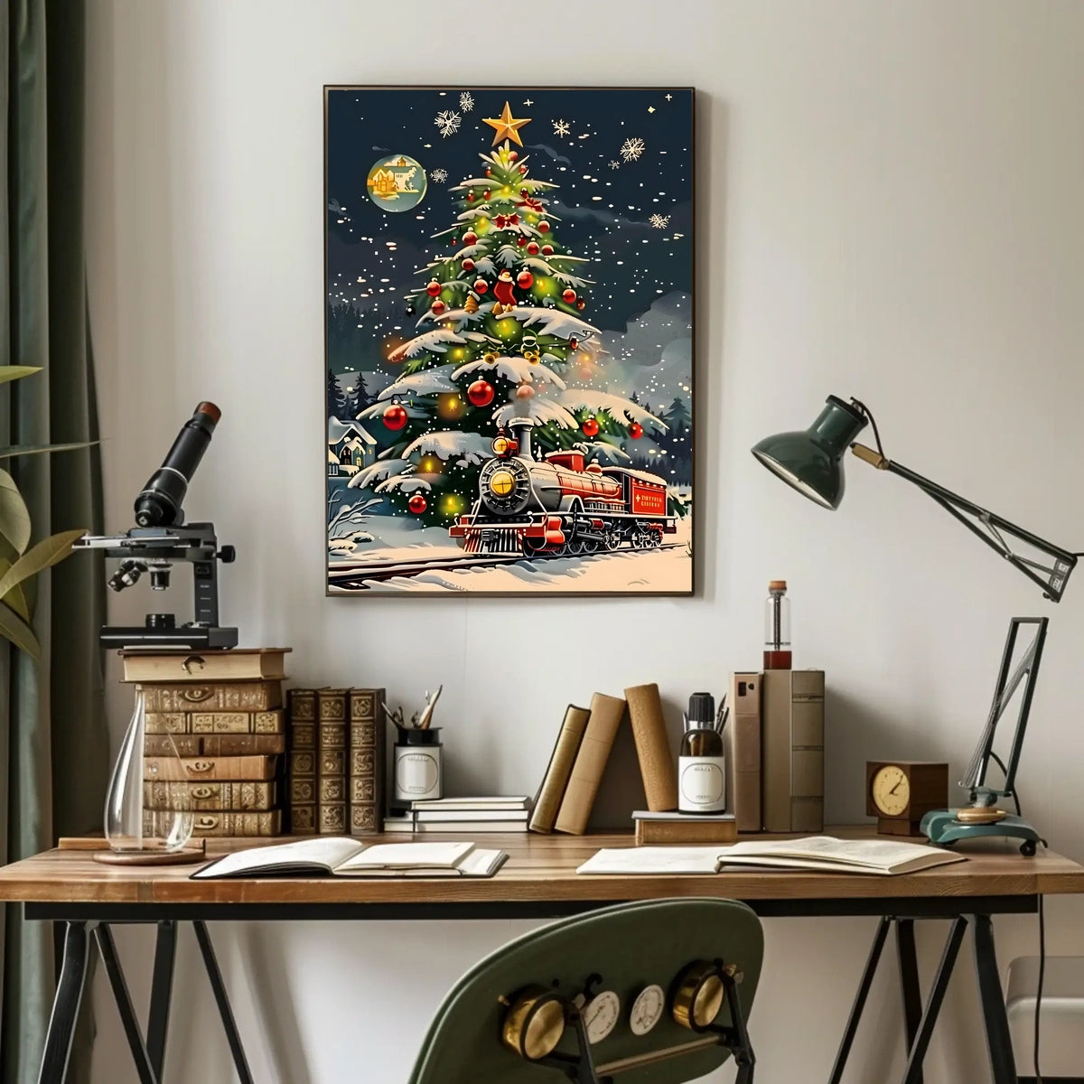 Christmas Train Wonderland Poster