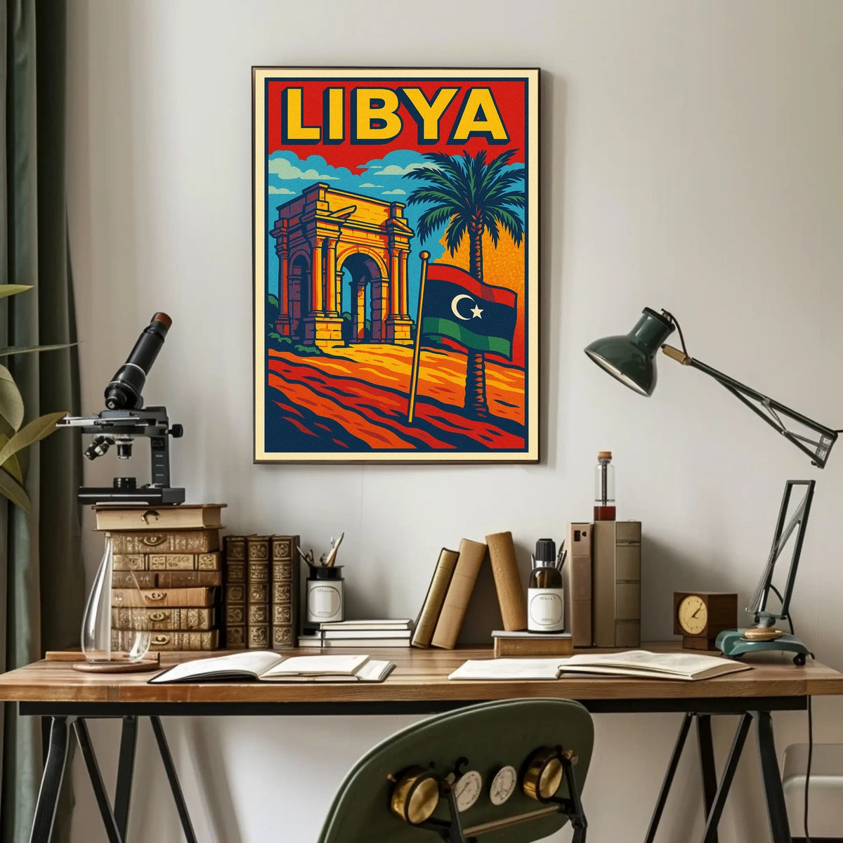 Libya Travel Poster