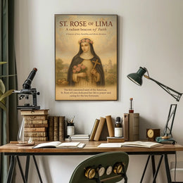 St. Rose Of Lima A Radiant Beacon Of Poster