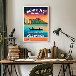 Honolulu Adventure Poster PosterGoat