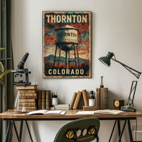 Thornton, Colorado Water Tower Poster