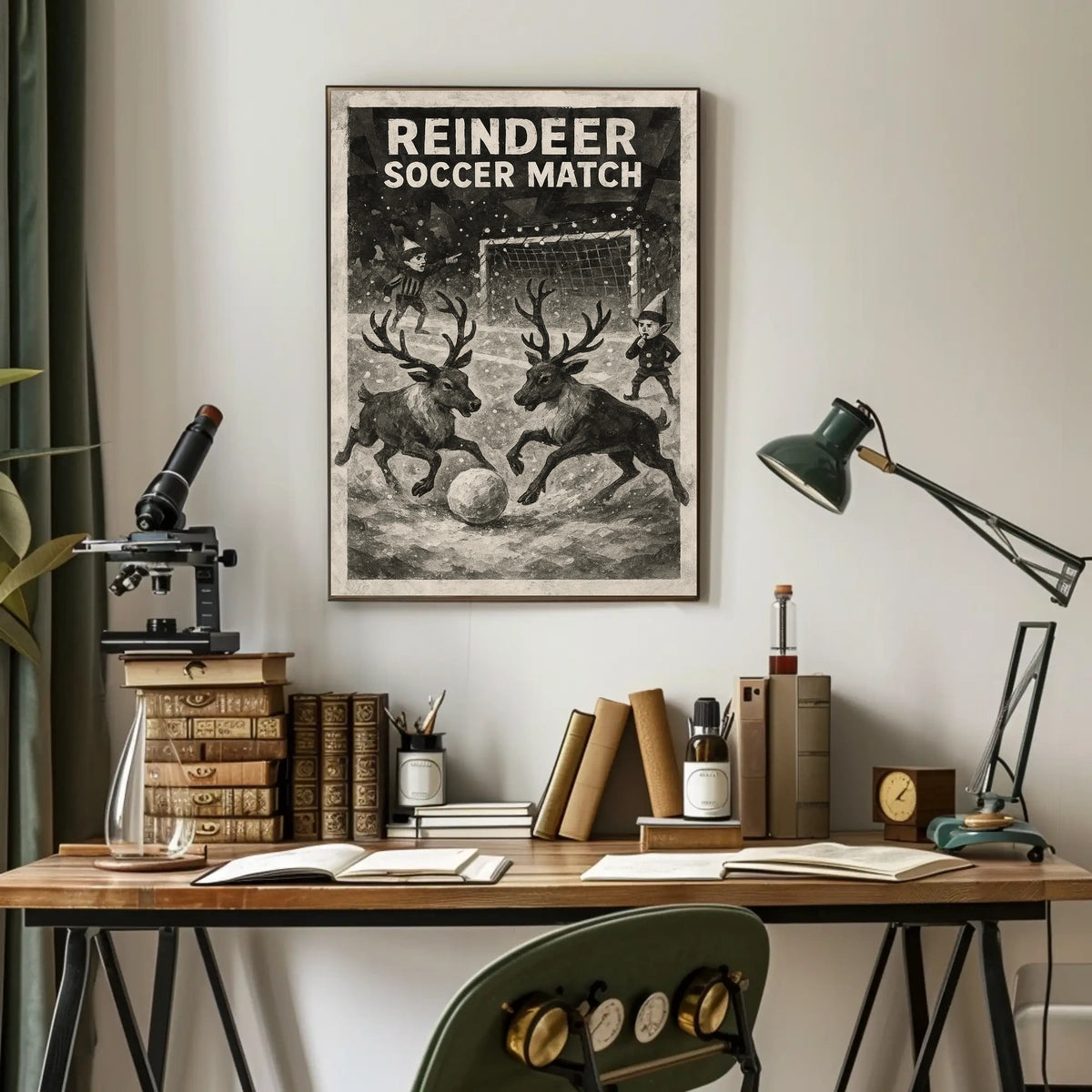 Reindeer Soccer Extravaganza Poster