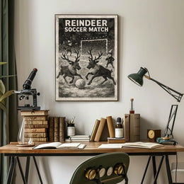 Reindeer Soccer Extravaganza Poster