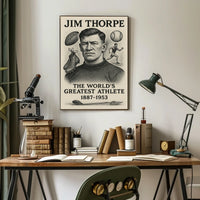 Celebrating Jim Thorpe The Worlds Greatest Athlete Jim Thorpe Poster