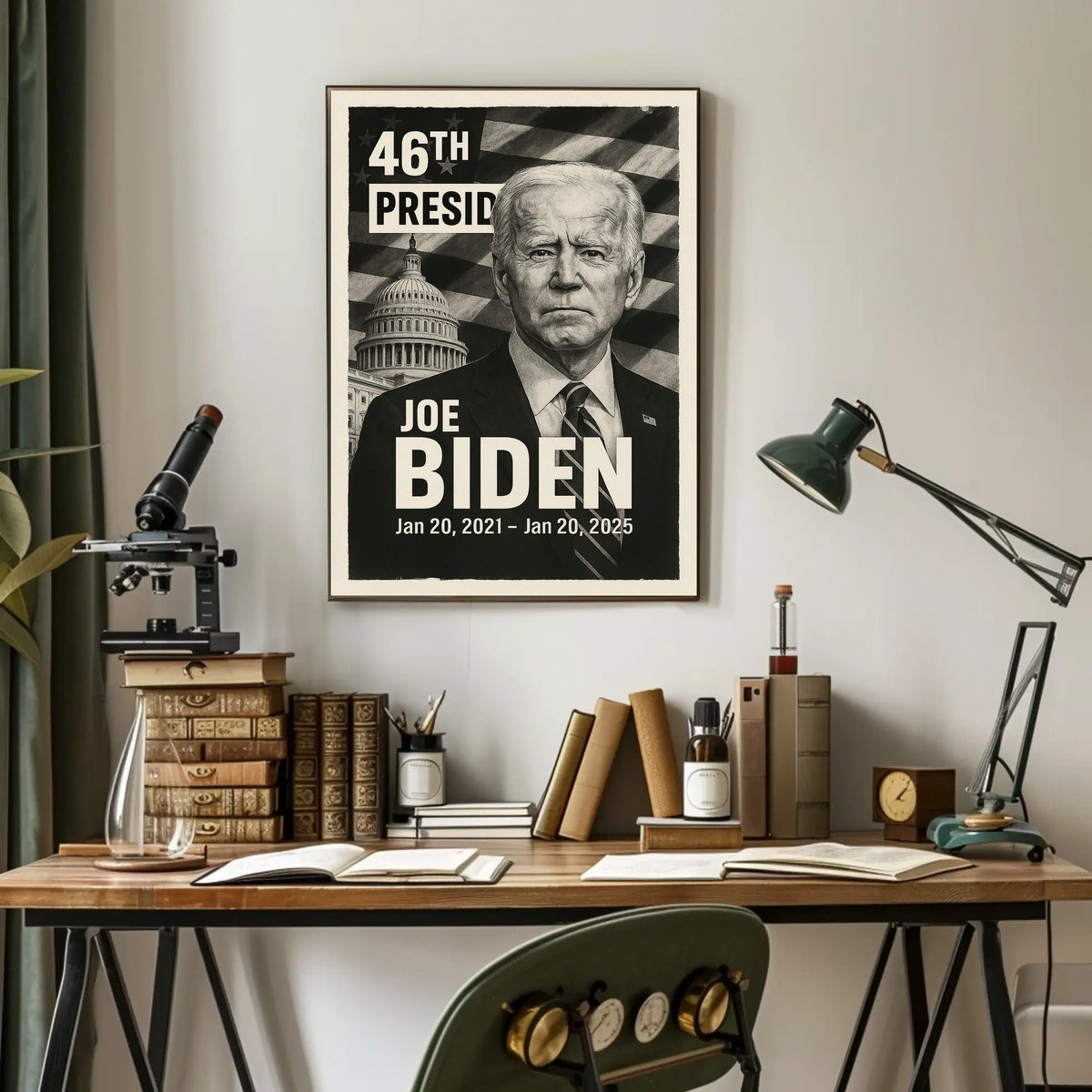 Joe Biden 46th President of the United States Digital Montaje Poster
