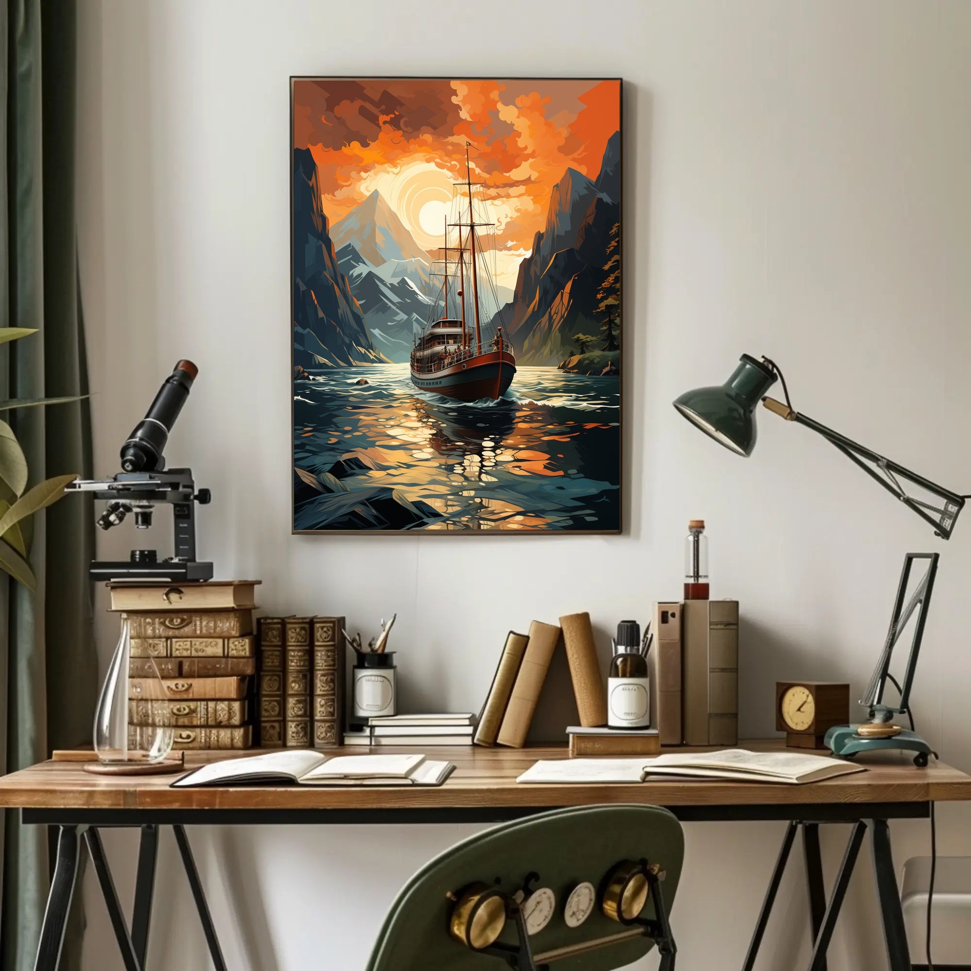 Journey Through Majestic Waters Poster PosterGoat