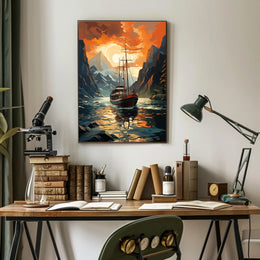 Journey Through Majestic Waters Poster PosterGoat
