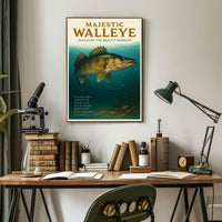 Majestic Walleye Poster