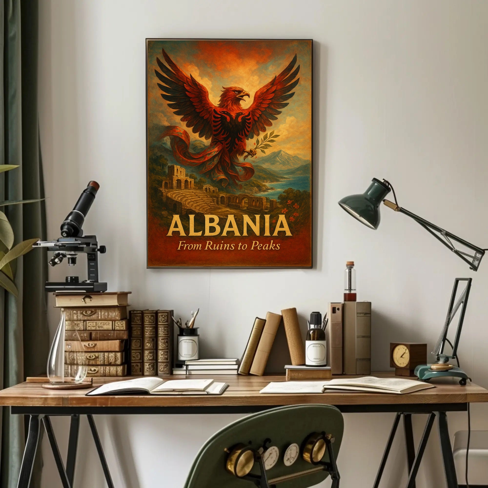 Albania From Ruins to Peaks Poster
