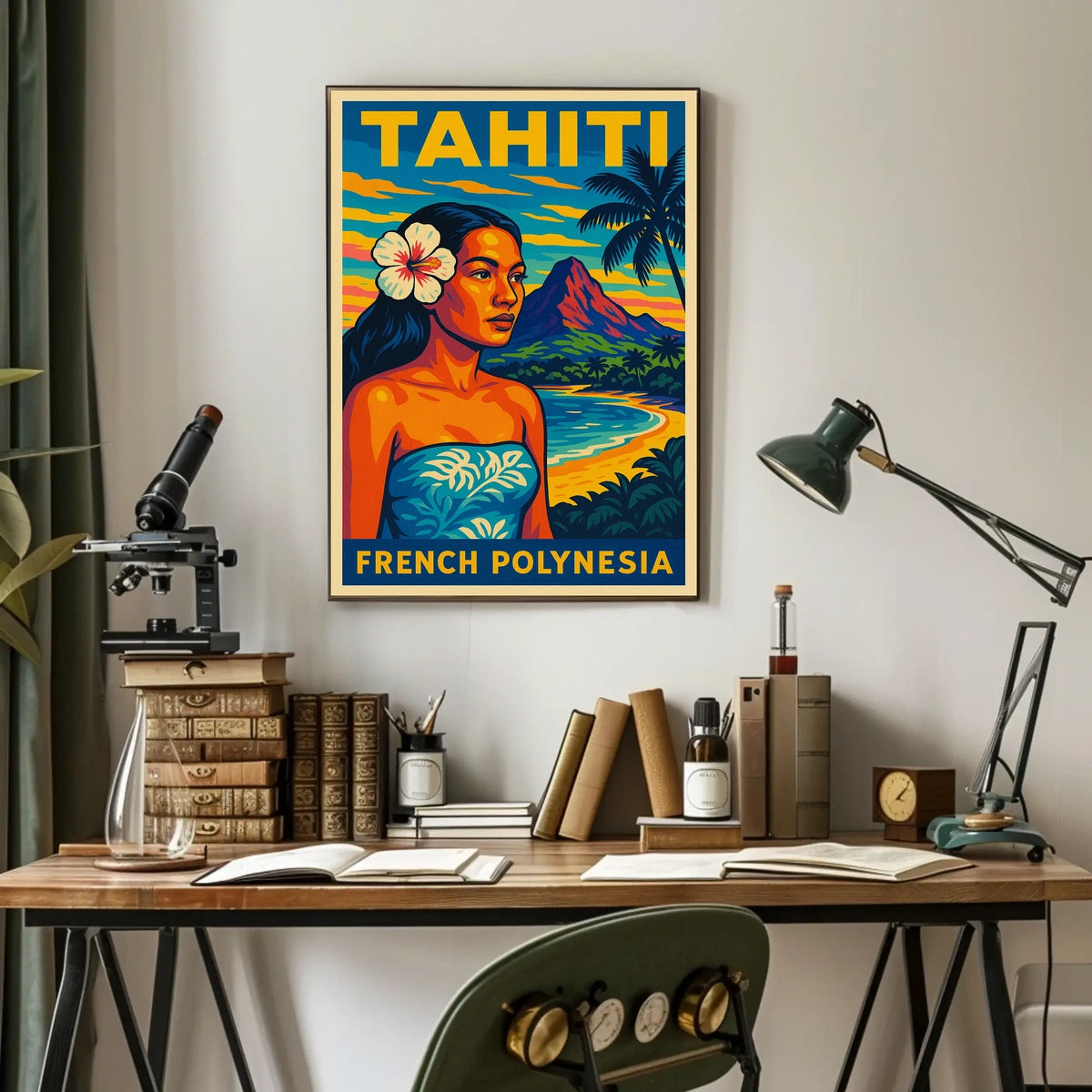 Tahiti French Polynesia Poster