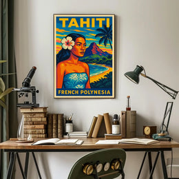Tahiti French Polynesia Poster