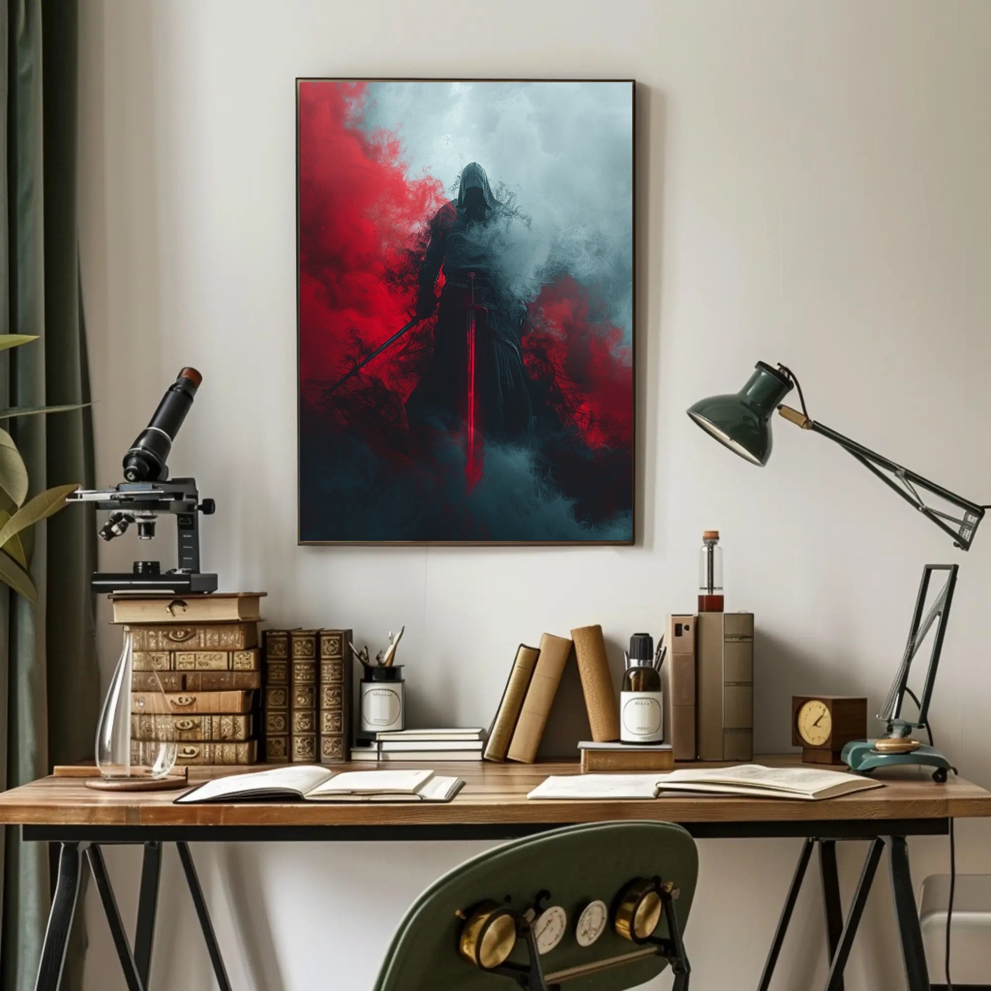 The Enigmatic Warrior Poster PosterGoat