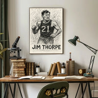Jim Thorpe Athletic Legend Poster