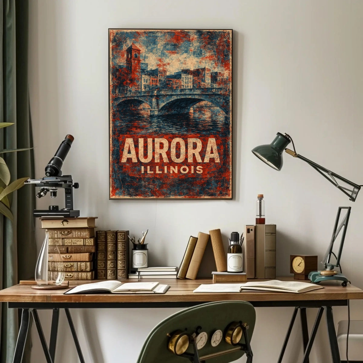 Aurora, Illinois Poster