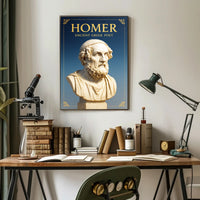 Homer Ancient Greek Poet Poster PosterGoat