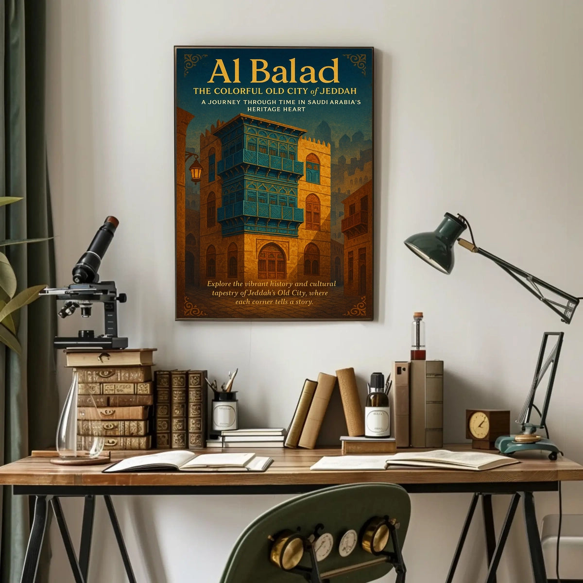 Al Balad The Colorful Old City Of Poster