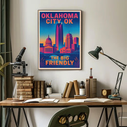 Oklahoma City The Big Friendly Poster