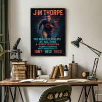 A Legacy in Motion Celebrating the Greatest Athlete Jim Thorpe Poster
