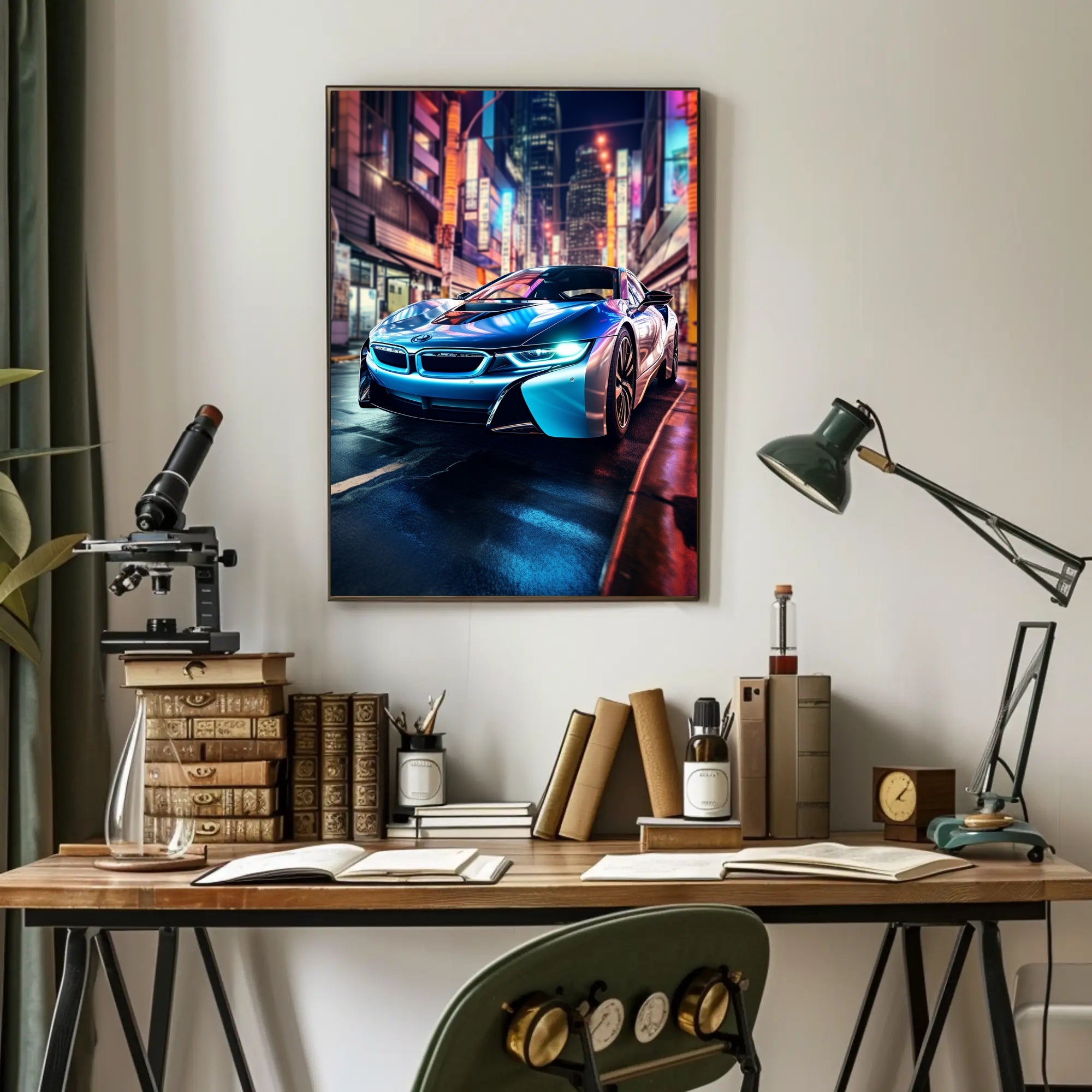 Sleek Urban Ride Poster PosterGoat