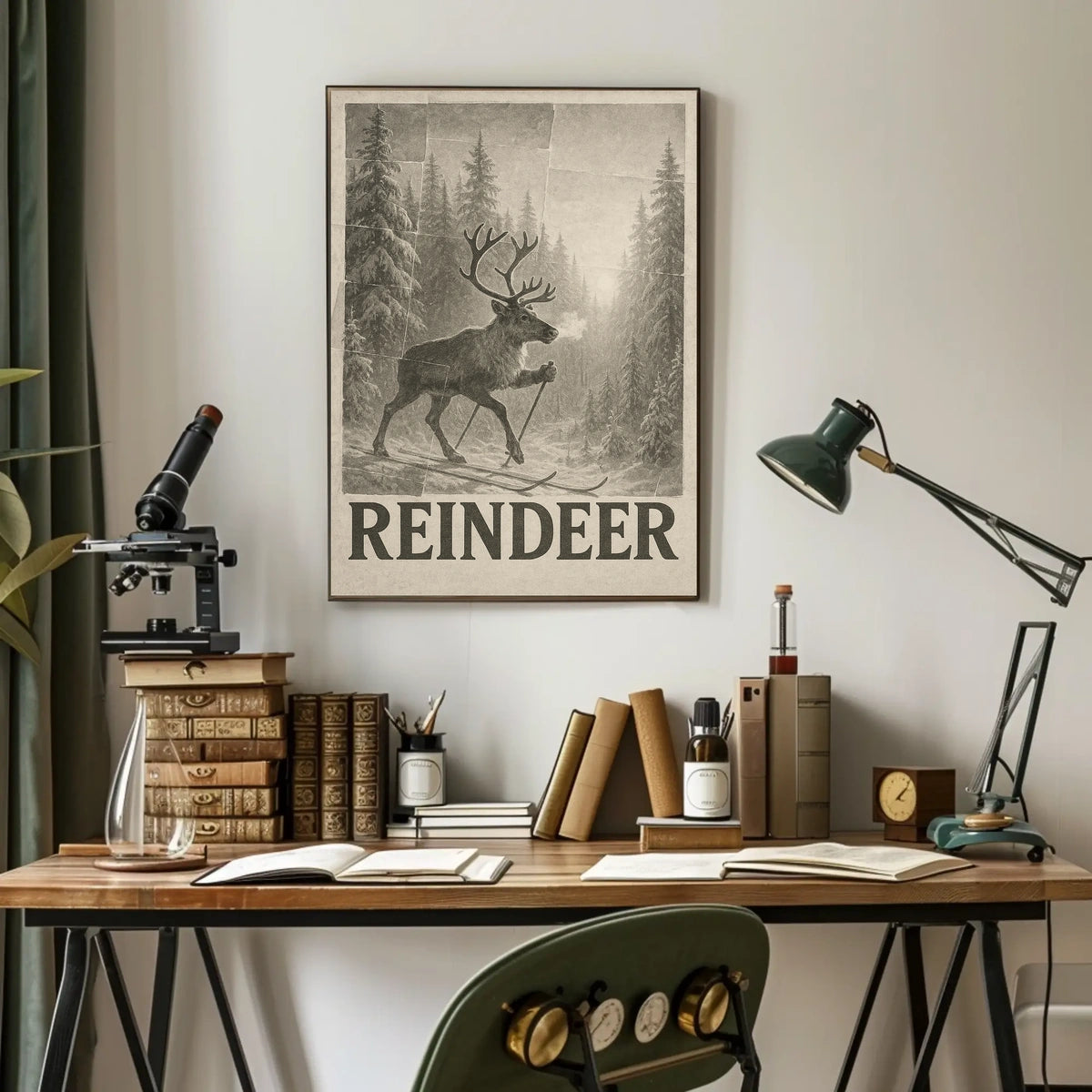 Reindeer Adventure Poster
