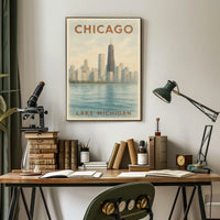 Chicago Skyline Poster