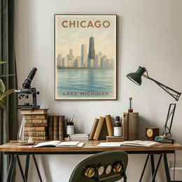 Chicago Skyline Poster
