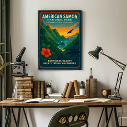 American Samoa Travel Adventures National Park Poster