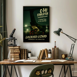 Lockheed C-141 T-Tailed Titan Military Recruitment Poster