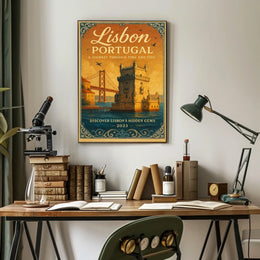 Lisbon, Portugal A Journey Through Time and Tide Poster