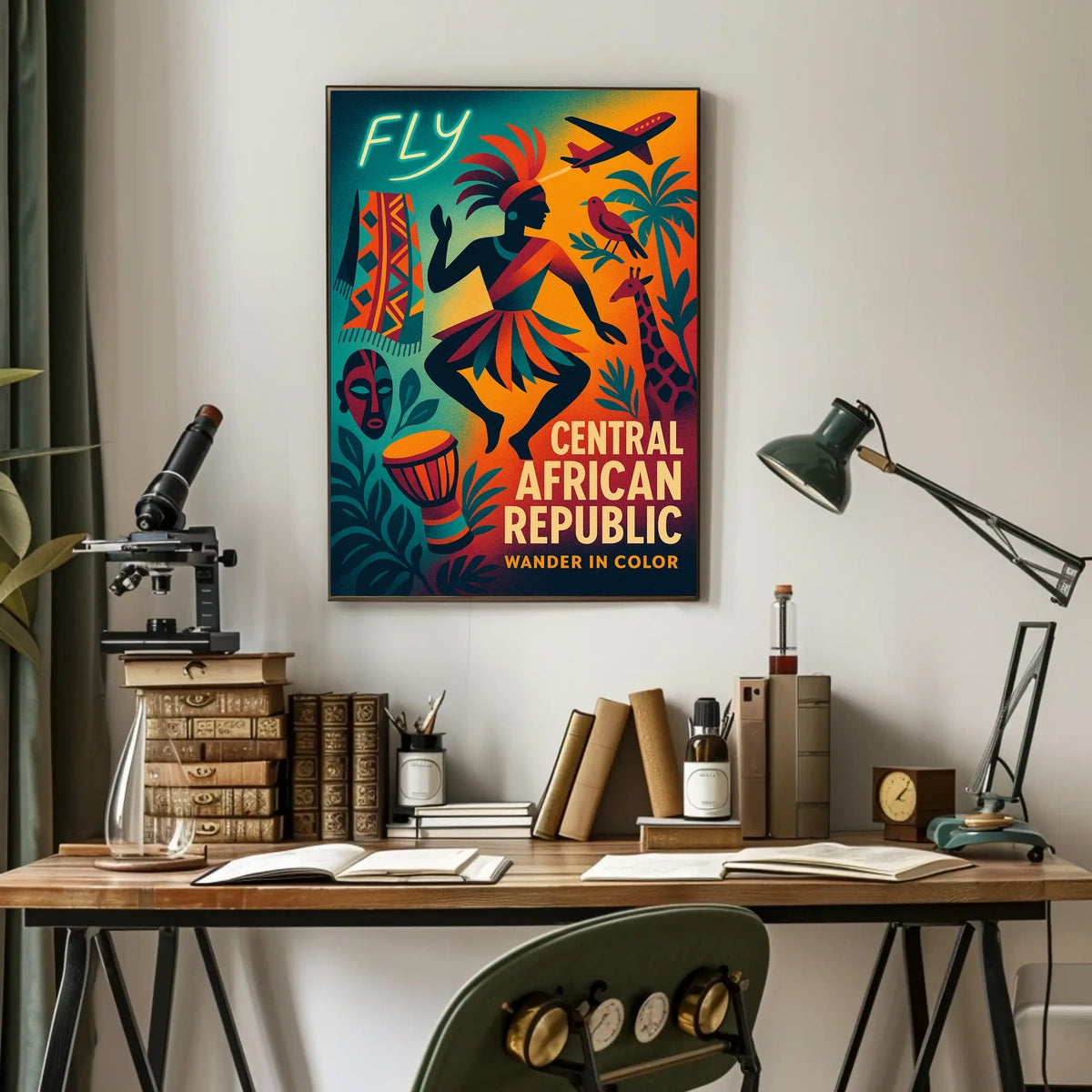 Fly to the Central African Republic Poster