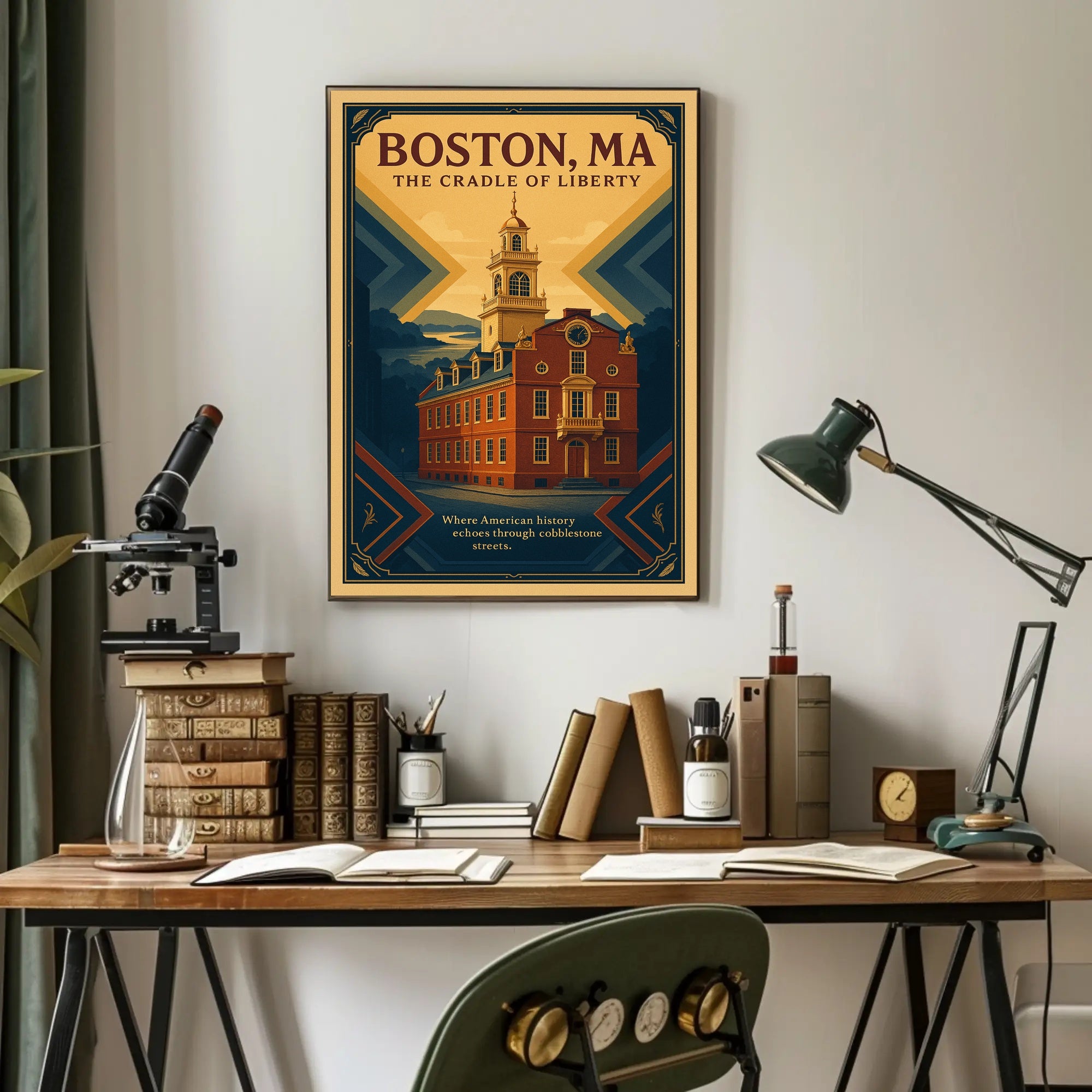 Boston Cradle of Liberty Urban or Cityscape Poster