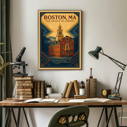 Boston Cradle of Liberty Urban or Cityscape Poster