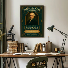 Charles Carroll of Carrollton Exhibit Poster