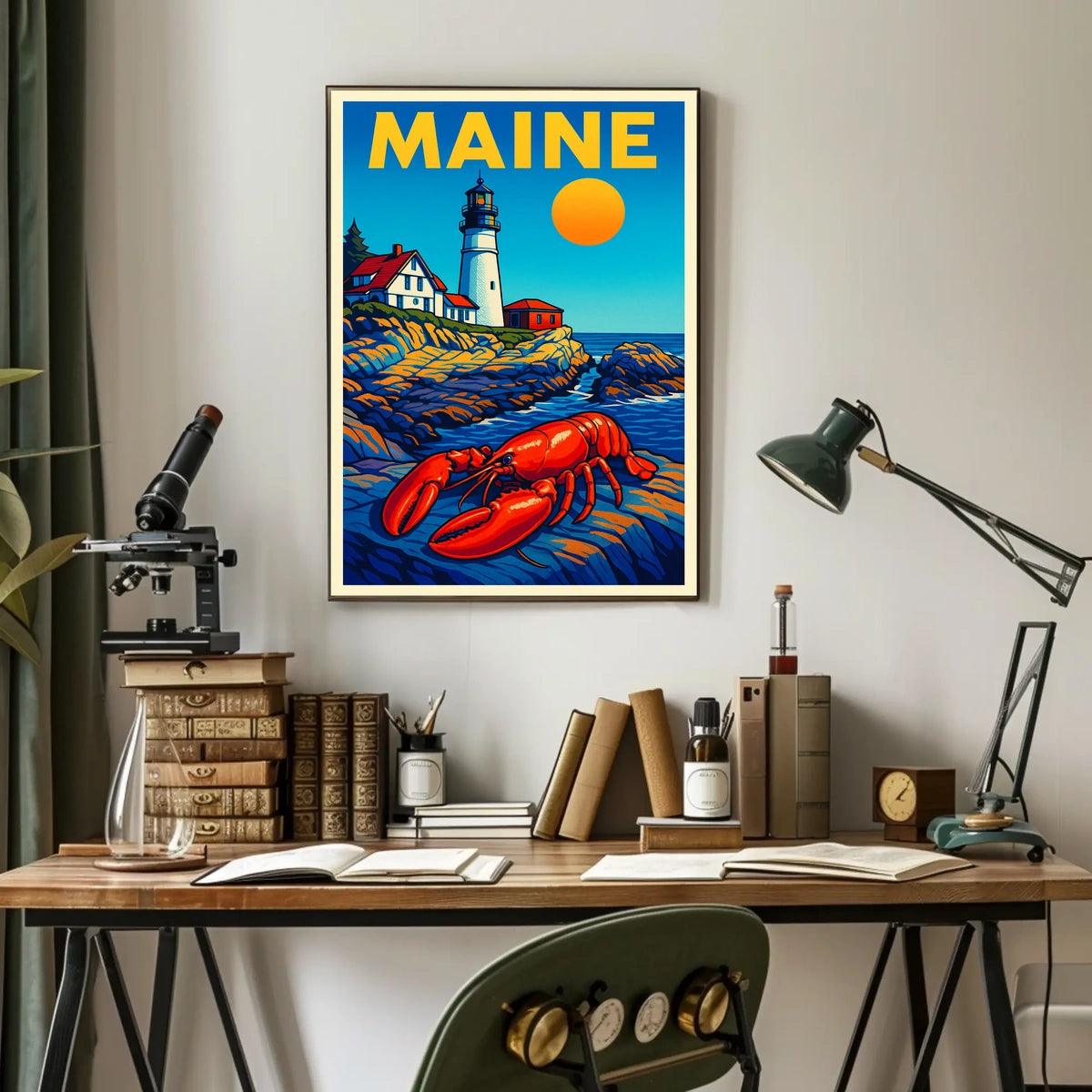 Maine Coastal Charm Poster